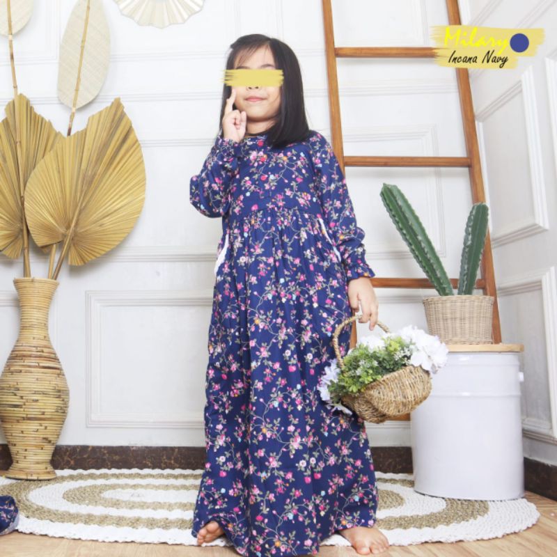MILARY KIDS GAMIS ANAK KATUN JEPANG BUKAN DITSY
