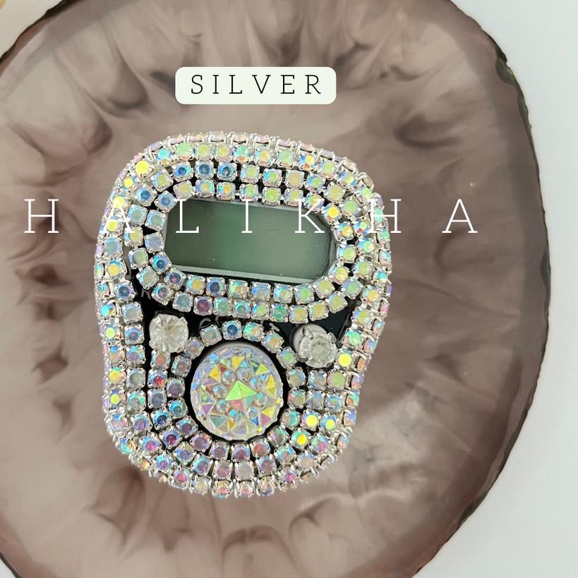 Tasbih Digital Premium LED Swarovski Cantik Alat Dzikir Digital Tasbih Swaroski Blink Hias