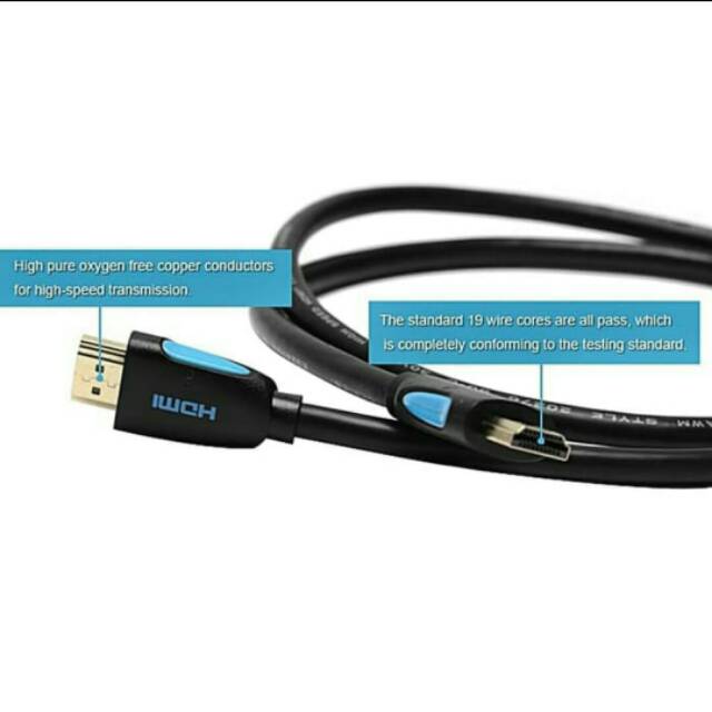 [COD] KABEL HDTV VENTION M02 1.5 METER V2.0 ULTRA HD 4K 1.5M / DARI PS3 LAPTOP KE TV LED PROYEKTOR