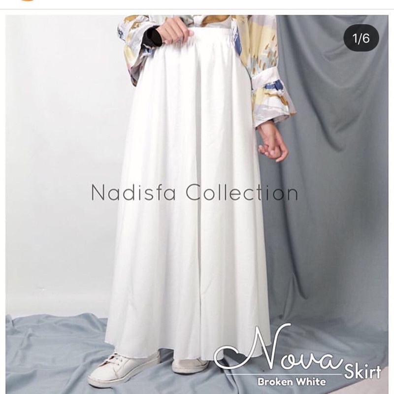 NOVA SKIRT ROK PAYUNG PANJANG MUSLIM BISA BIG SIZE