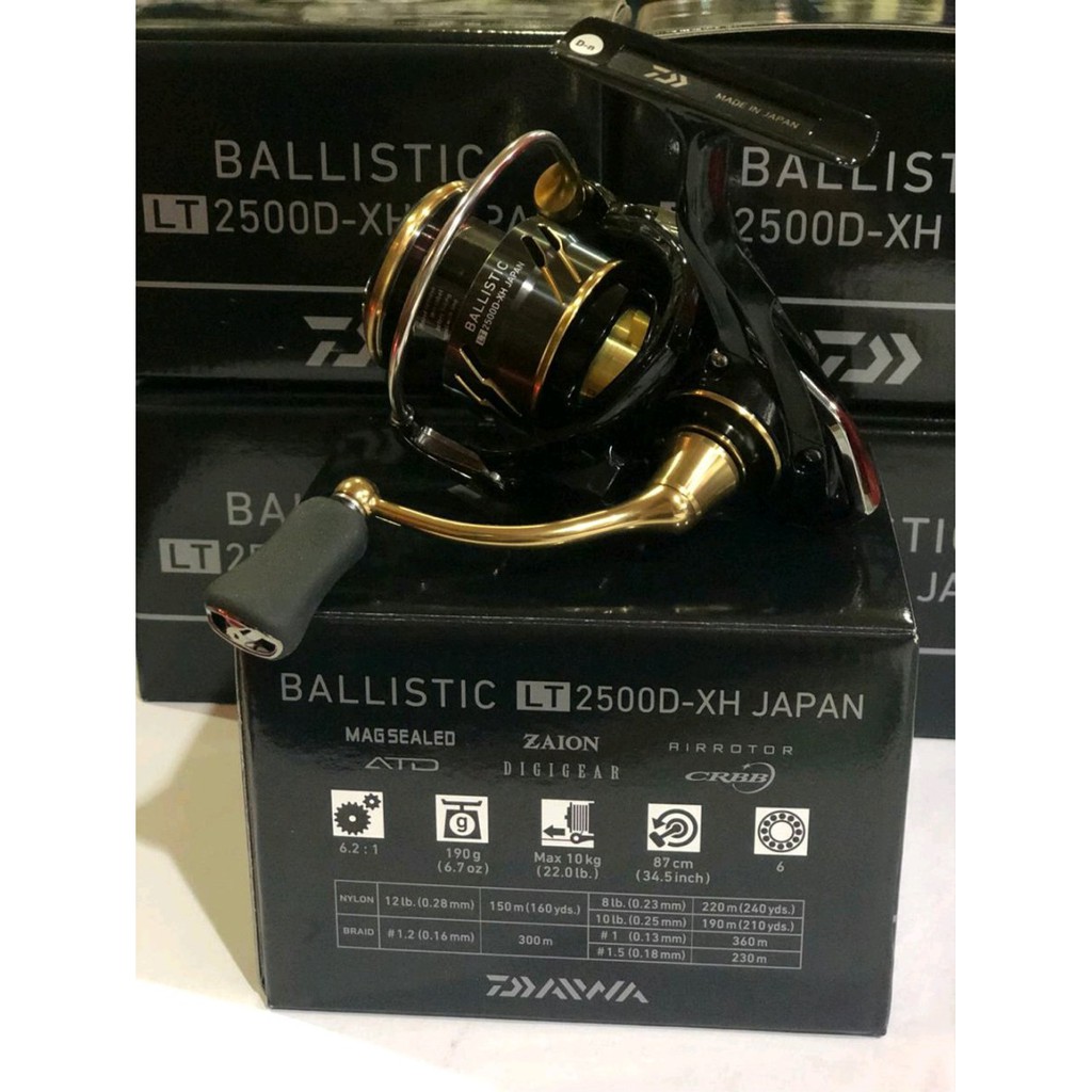 Reel Daiwa Ballistic LT 2500D-XH JAPAN | Reel Spinning | Power Handle