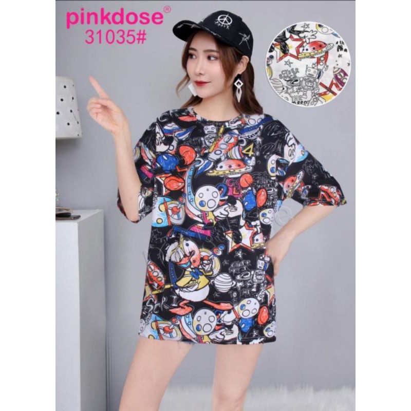 Kaos Jumbo Karakter Mickey Planet Pinkdose