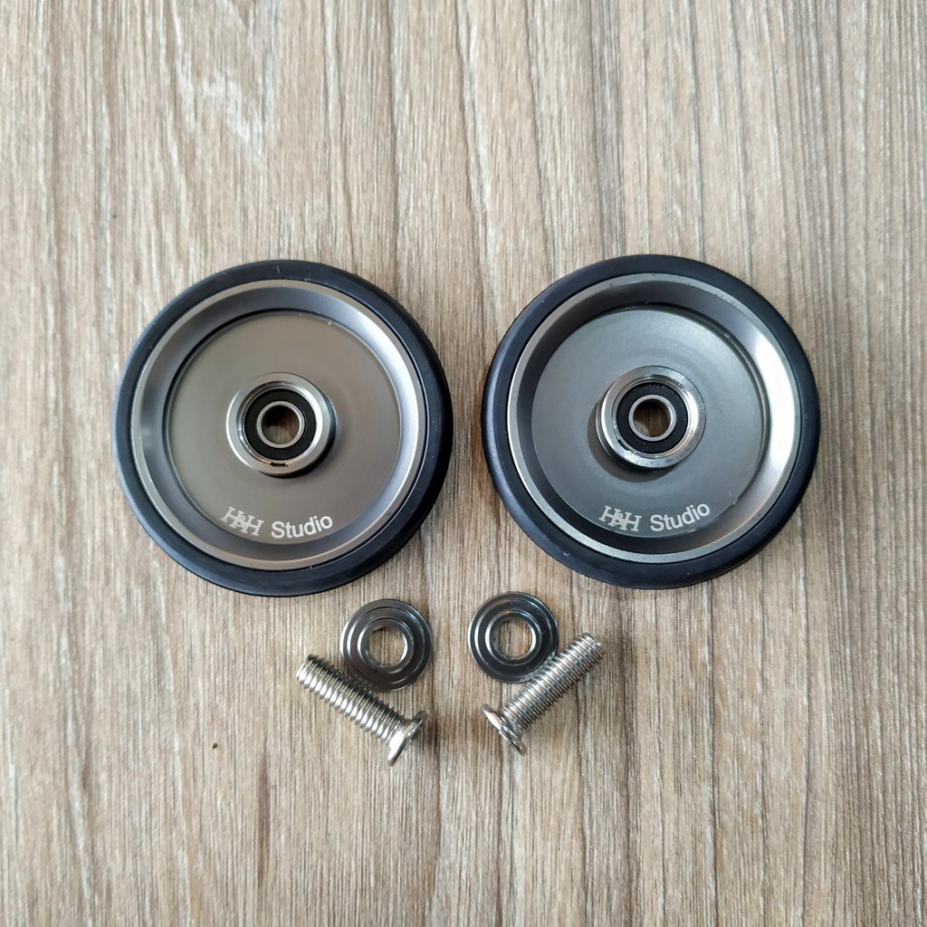 PART BROMPTON H&H BROMPTON EASY WHEEL 55MM - TITANIUM