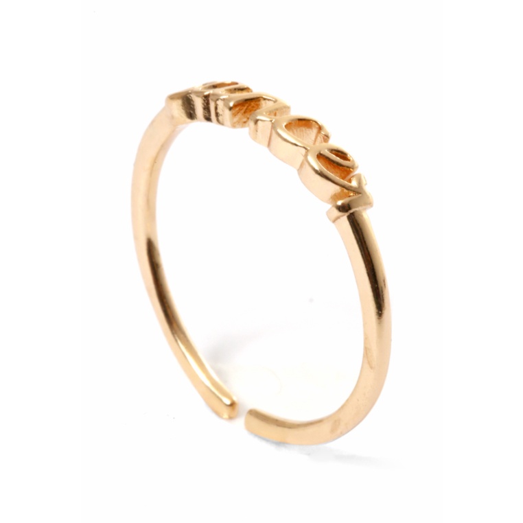 Ring Casual Rasi Bintang Perhiasan Aksesoris Fashion Wanita Gold - Cancer