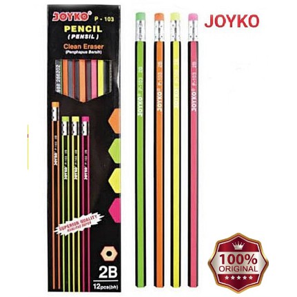 

MURAH - TERMURAH - Pensil 2B Joyko Berpenghapus