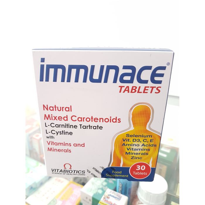 Vitabiotics Immunace 30 Tablets Daya Tahan Tubuh Shopee Indonesia