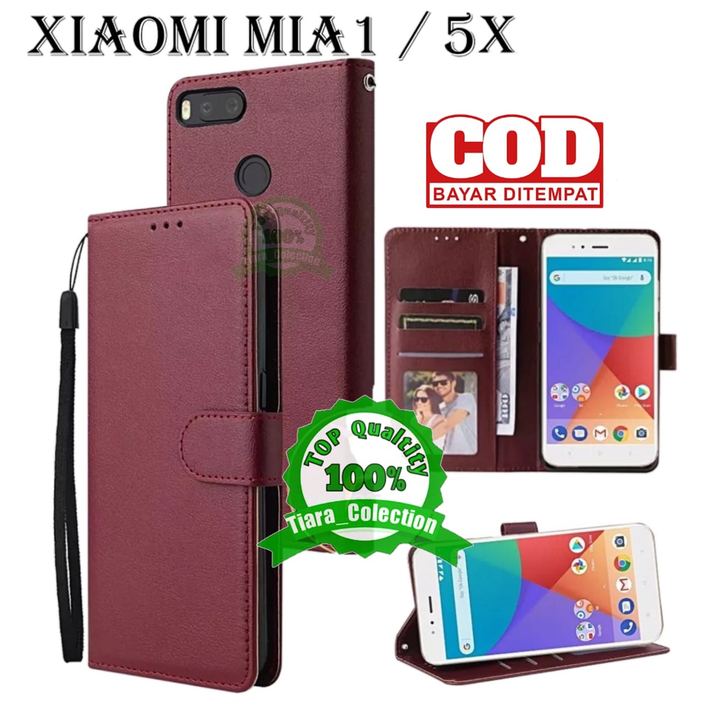 CASE FLIP XIAOMI REDMI 5X / MI A1 CASING HP / COVER HP UNTUK XIAOMI REDMI 5X / MI A1 LETAHER FLIP CA