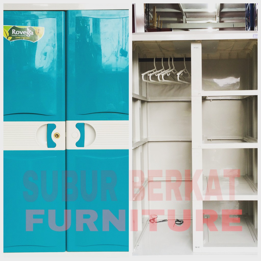 Lemari Plastik Lemari Pakaian Rovega 2055
