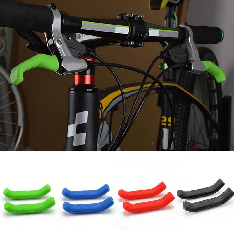 COD Silikon Pelindung Handle Rem Tangan Sepeda 2 PCS Karet Grip Pelindung Tuas Rem Sepeda Brake Lever Cover Protector Murah