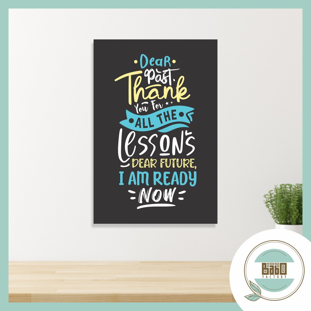 Hiasan Dinding Wall Deocr Quotes Black