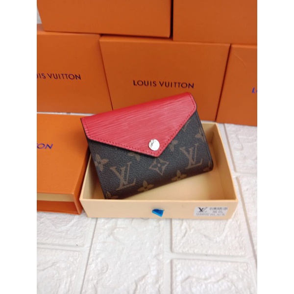 fashion dompet lipat LV LOU MARIE WALLET free box,dompet lipat LV epi leather