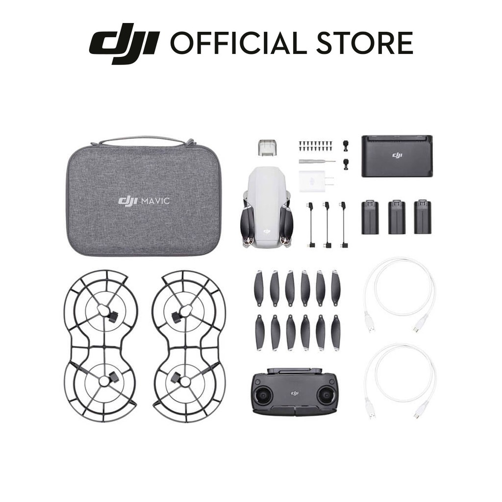 DJI Mavic Mini Fly More Combo 3 Axis Gimbal Kamera - Garansi 1 Thn-1