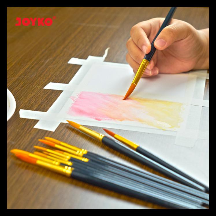 

Termurah Brush Kuas Cat Air Cat Minyak Lukis Acrylic Joyko Br-6 No. 00 1 Pcs