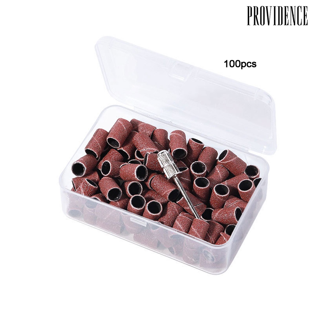 Providence 1 Box Sand Band Multipurpose High Strength Emery Fabric Electric Nail Machine Drill Sanding Rings for Manicure