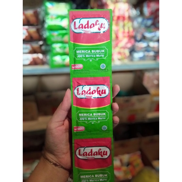 

Ladaku Merica Bubuk Renceng 3g (1 renceng isi 12)