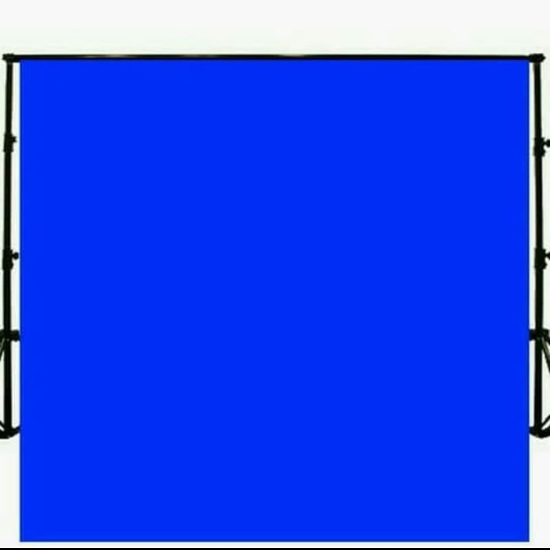 kain background biru polos 2.5x3meter