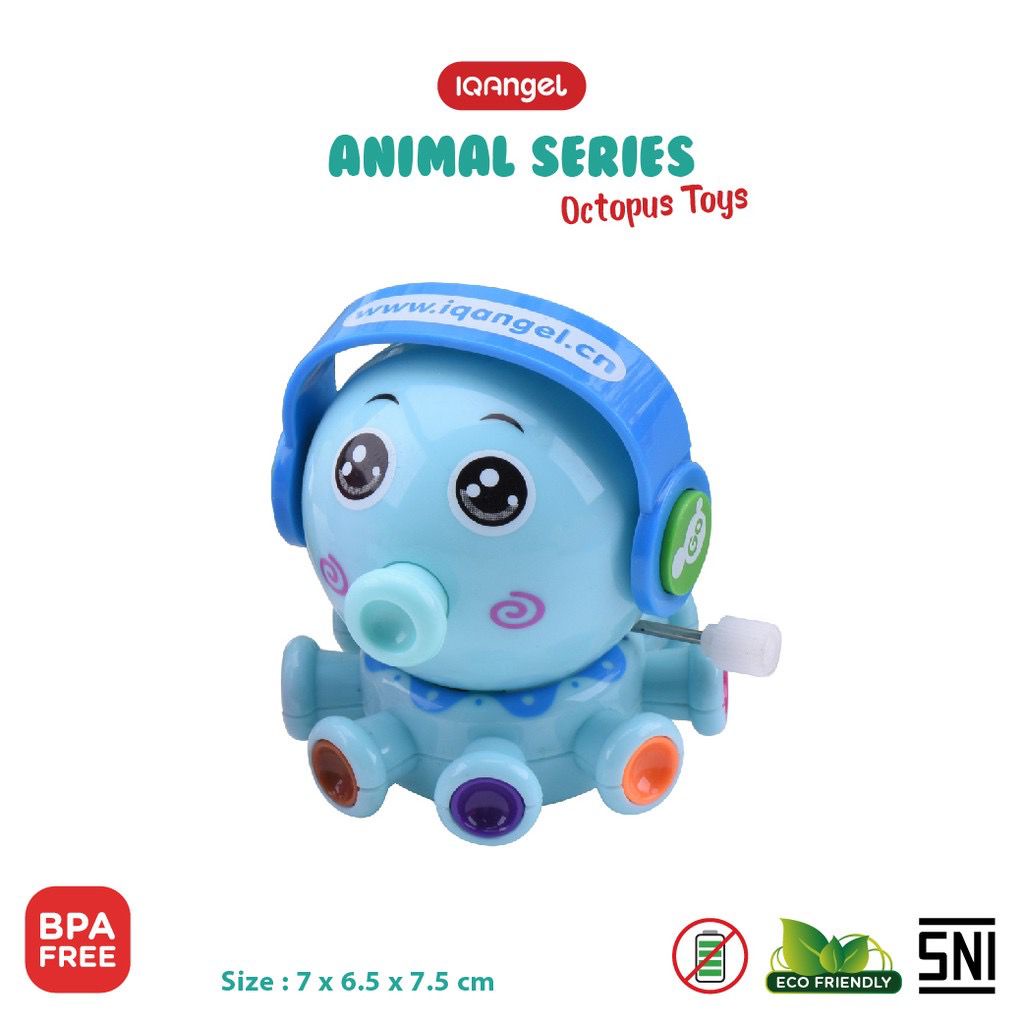 Mainana anak - IQ Angel Animals Toys Series fish / Octopus / Lion / Giraffe / Cow - Mainan Edukasi Bayi/Mainan Motorik Anak