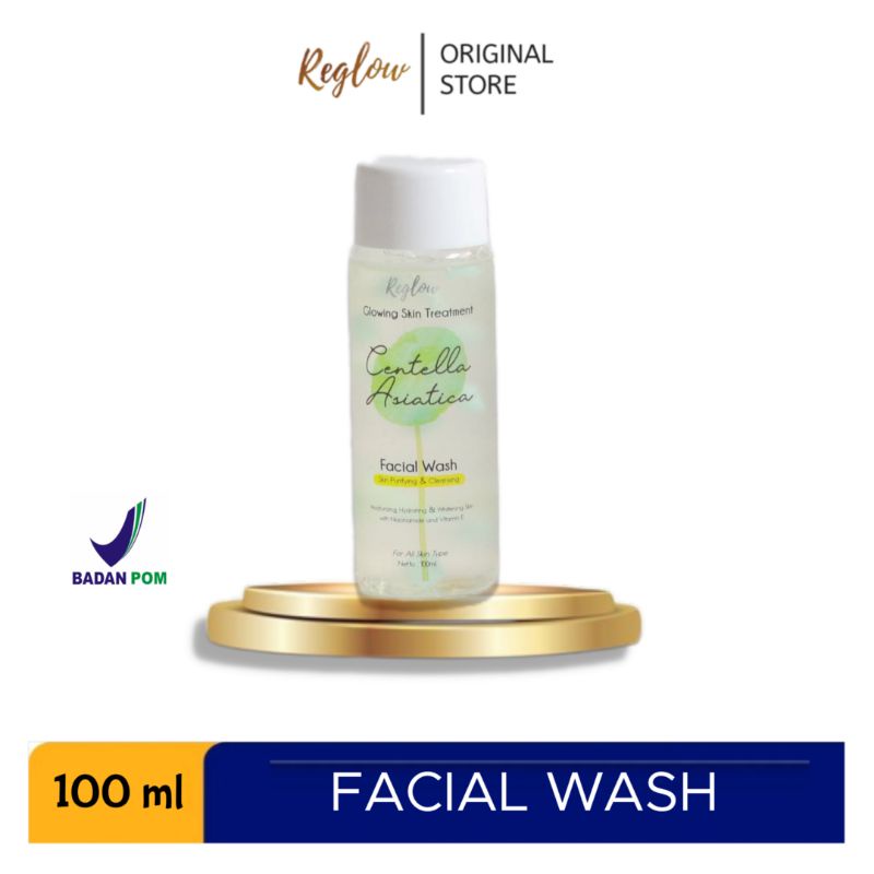 Reglow Facial Wash Sabun Gel Cuci Muka 100 ml