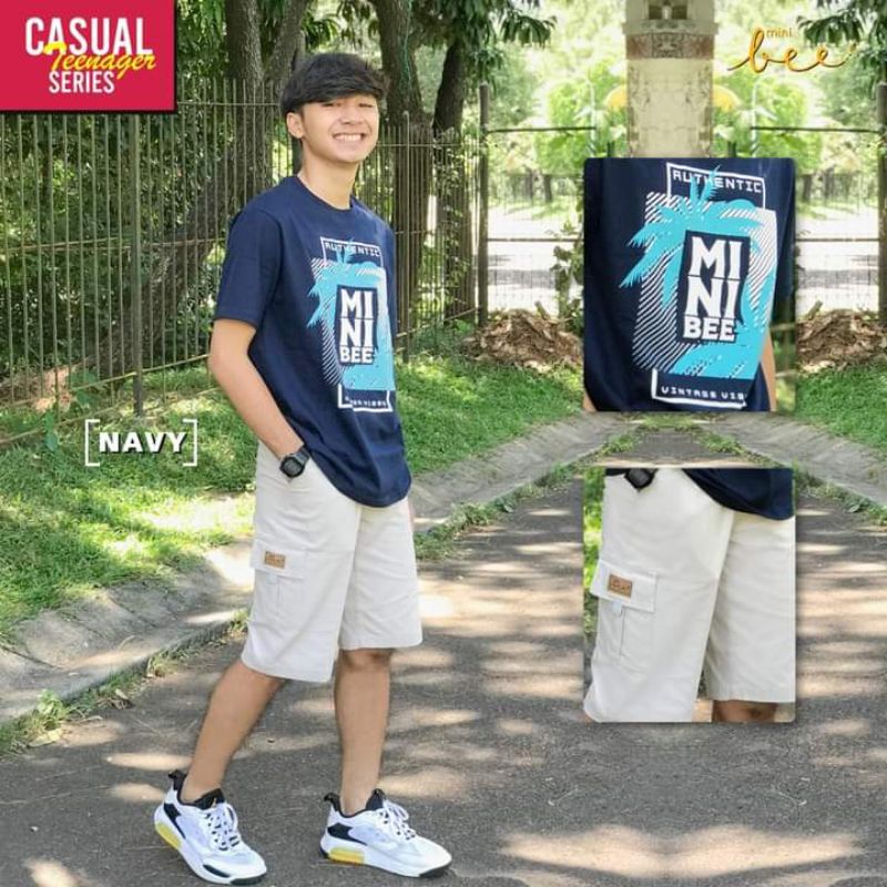 Setelan Kaos Remaja | Minibee Set Teenager 12-20 Tahun