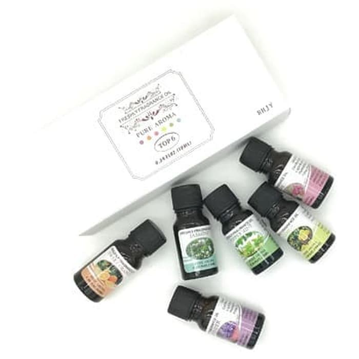 Pure Aroma Essential Fragrance Oil Aromatherapy 6 in 1 10ml - RHJY