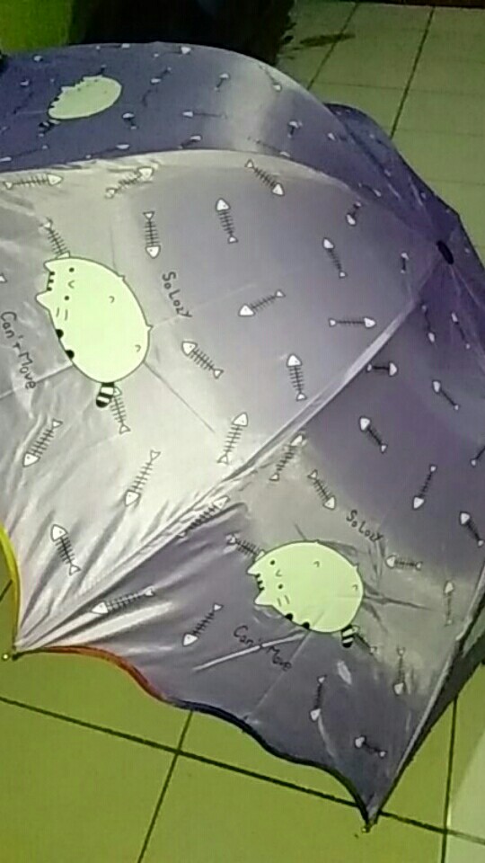 Payung Lpt 4 Motif Lazy Cat Anti Uv