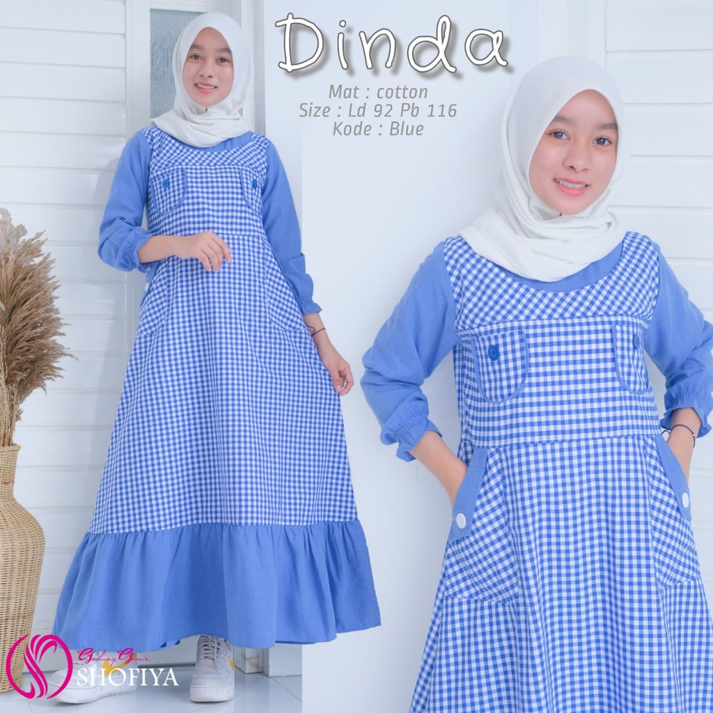 DINDA TEEN ( Usia 9-11 th ) ORI Berlabel SHOFIYA BTC