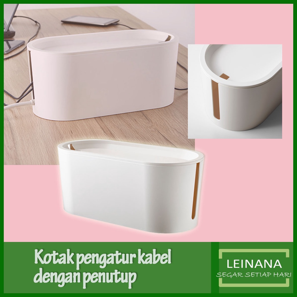 Kotak pengatur stop kontak / kabel dengan penutup PENUTUP KABEL / tempat kabel