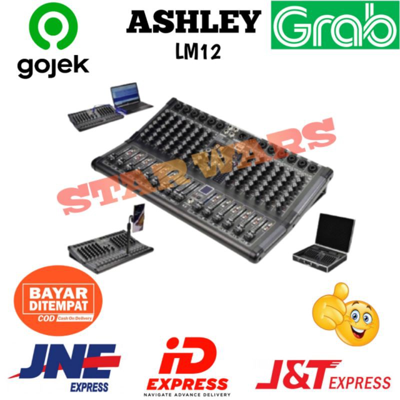 Jual Mixer Ashley LM 12 Original 12Channel | Shopee Indonesia