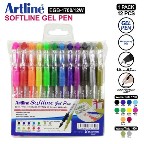 

Artline Pulpen Gel Pen EGB-1700 12W Ballpen Bolpen Bolpoin Ballpoint Pen Pena ATK Murah Stationery
