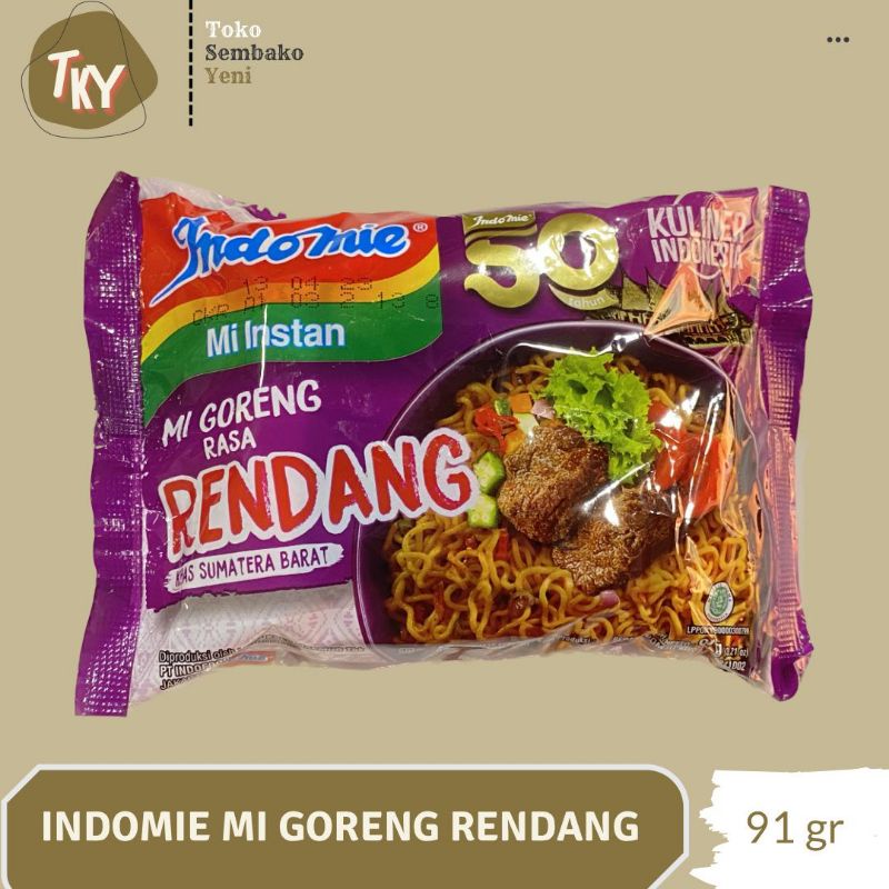 

Indomie Mi goreng Rasa Rendang