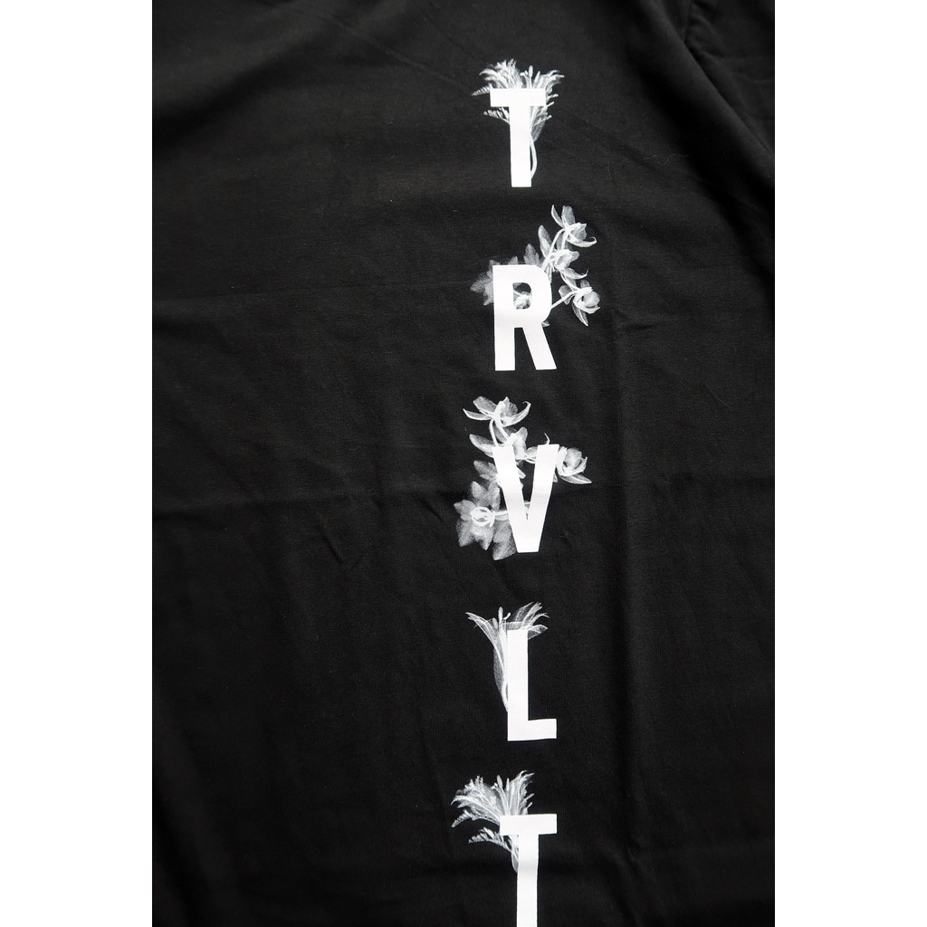 Tshirt - Skin - Black - Hitam - Kaos - Travolt