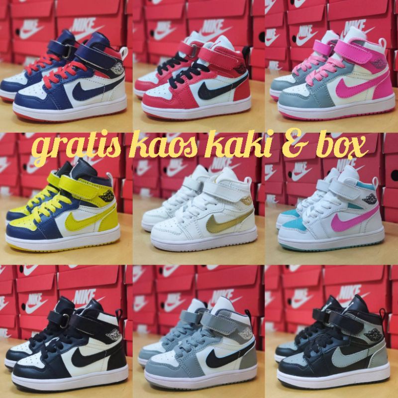 {KUALITAS IMPORT}SIZE 19~37&gt; SEPATU ANAK NIKE12_JORDAN SEPATU ANAK LAKI LAKI DAN SEPATU ANAK PEREMPUAN SEPATU SEKOLAH ANAK PREMIUM IMPORT QUALITY