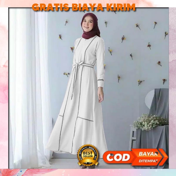 Games Lebaran Pakaian Wanita Syari Gmis Syar'I Casual Premium Elegan Ori Gamus Cewek Baju Gamis Dres