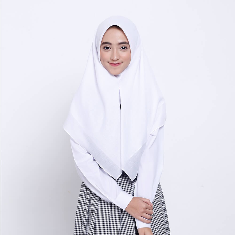 Kerudung Anak / Kerudung Sekolah ZOYA / Bergo / Hijab Instan Large - SMARTMAXI