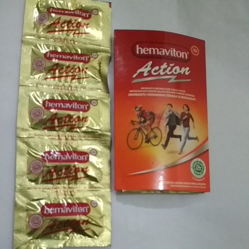Hemaviton action 5 kapsul hemaviton stamina plus 5 kapsul