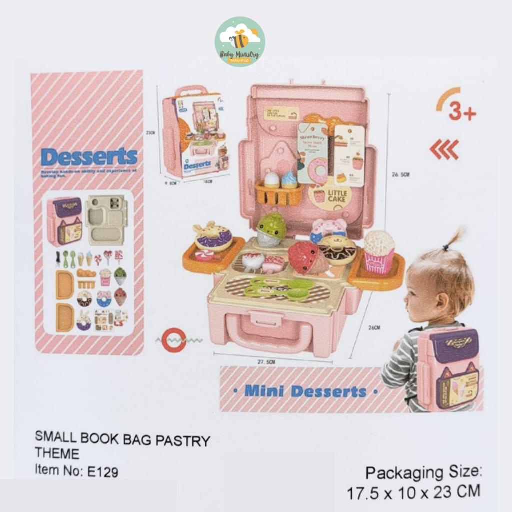 YOFI MINI DESSERTS BACKPACK ( MAINAN ANAK PEREMPUAN)