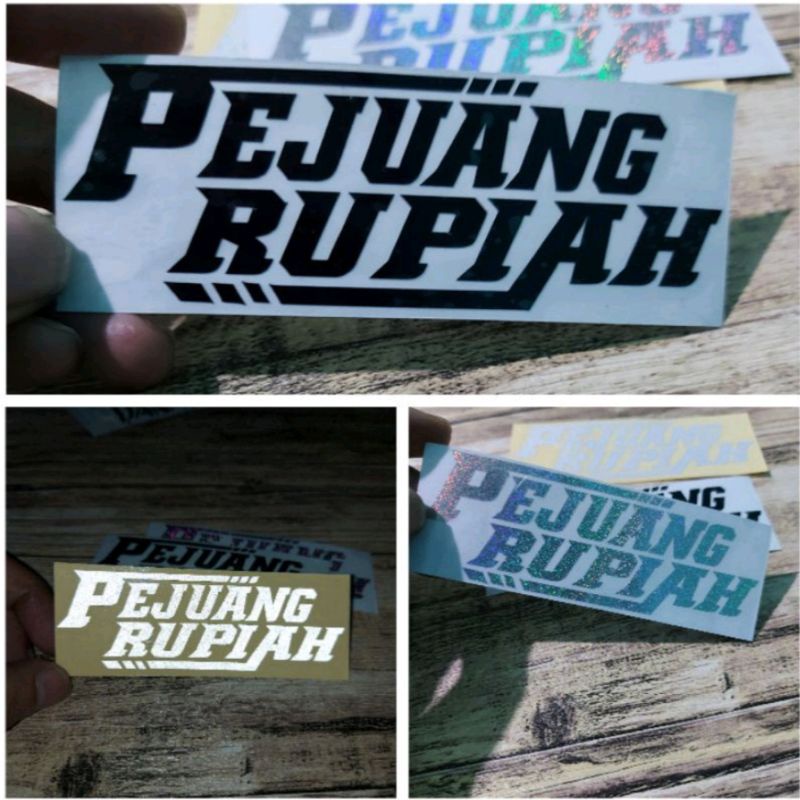 STICKER CATING PEJUANG RUPIAH