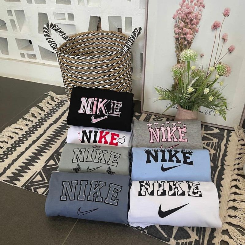 SWEATER NIKE OVERSIZE BORDIR|COD|GRATISONGKIREXTRA