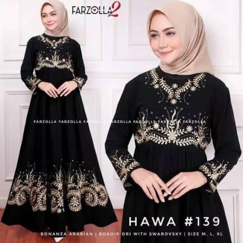 GAMIS SYARI ABAYA BORDIR HAWA 139