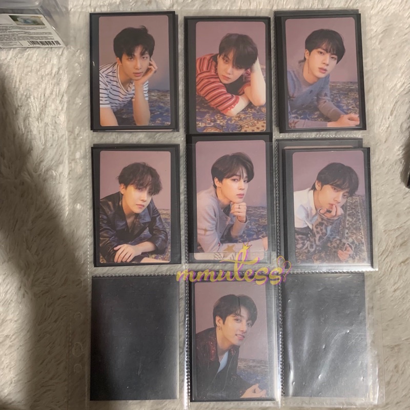 PHOTOCARD BTS OFFICIAL PC TAEHYUNG V JUNGKOOK JK JIMIN YOONGI SUGA JHOPE HOSEOK NAMJOON SEOKJIN JIN 