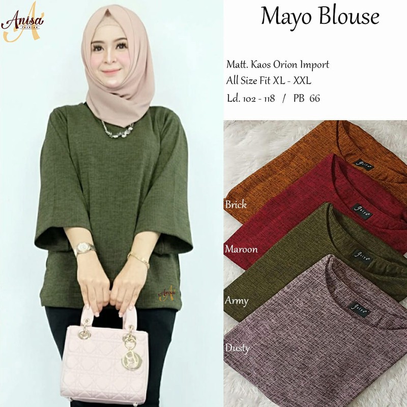 MAYO BLOUSE BY ANISA 071020, LRN187