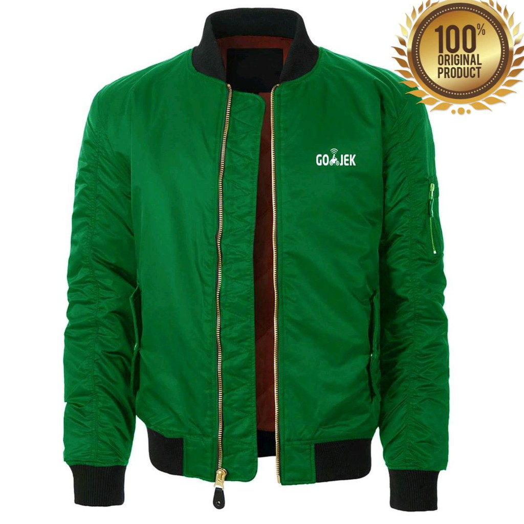 Jaket GoJek Jaket Bomber Jaket Driverr Gojek Bomber Driver Jaket GoSend/Bomber Gojek Transportasi On