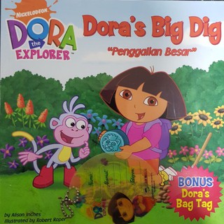 Jual BUKU CERITA BILINGUAL DORA THE EXPLORER - BIG DIG | Shopee Indonesia