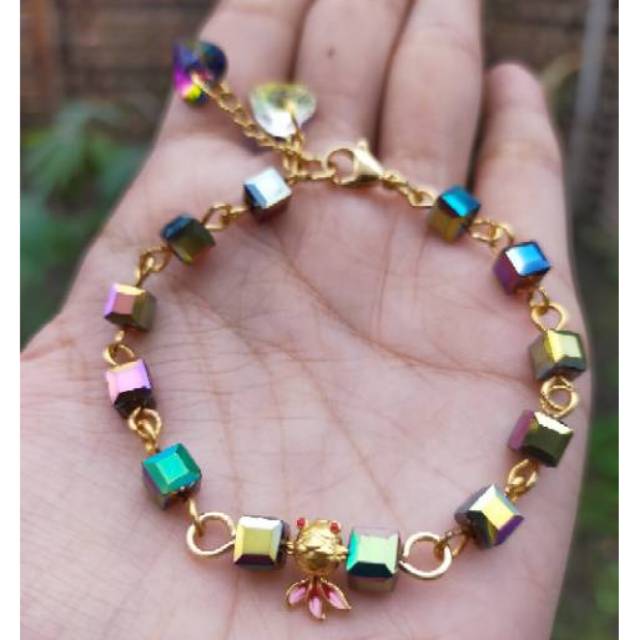  GELANG  FULL STAINLESS STEE EMAS KOI 24K 99 99 Shopee 