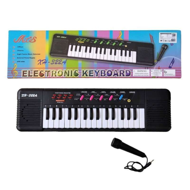 Digital Electronic Keyboard 61 Keys / 37 KEYS / 18 KEYS Piano Anak - Piano Anak Dan Mic - Organ Elektronik - Mainan Anak Piano - Mainan Edukasi Musik - piano elektrik anak set lengkap - Electronic Keyboard - Electric OrganWith Microphone