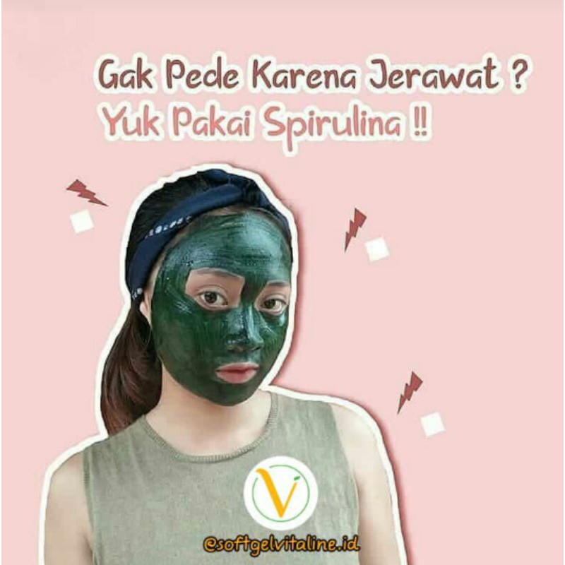 

bisa COD spirulina TIENS eceran, Halal MUI + BPOM