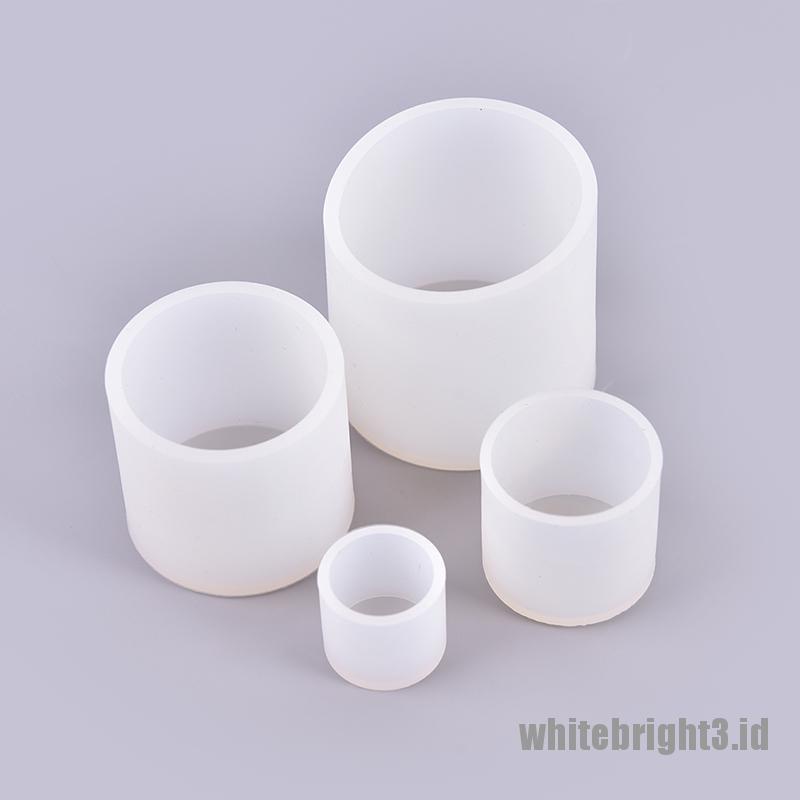 ❤WHITE3❤ Cylindrical Candle Mould Handmade Candle Mold Silicone Mold Wax Mold Small Craft