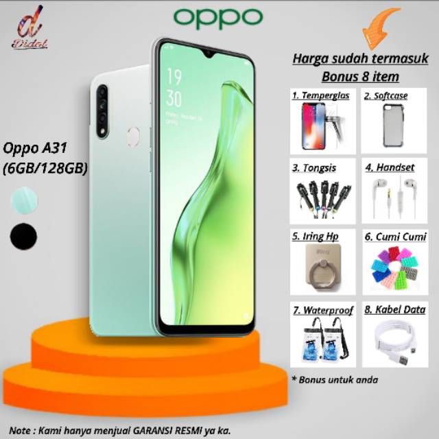 Promo Oppo A31 (6GB/128GB)-Garansi Resmi-Promo 8 Gift