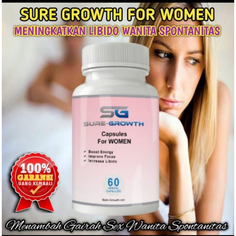 SUPLEMEN LIBIDO WANITA SURE_ GROWTH FOR WOMEN