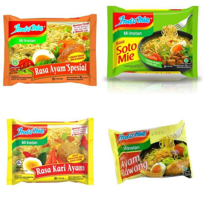 

Terlaris# Indomie - Paket 4 Rasa (Isi 40 Bungkus)